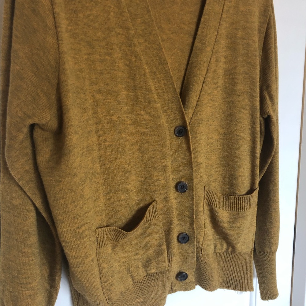 Mustard Yellow Cardigan
